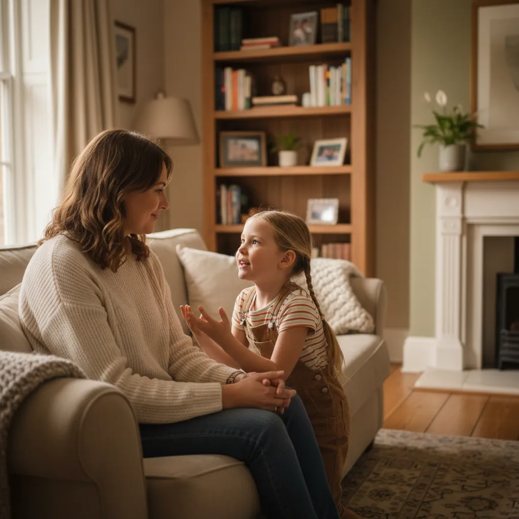 Open conversations about feelings and bodies help children develop a healthy sense of self-worth