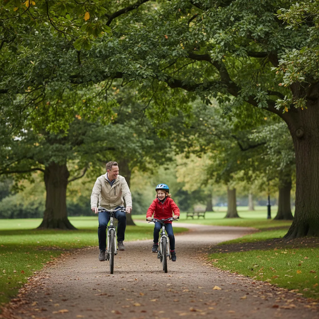 Regular physical activity such as cycling helps stimulate healthy bowel movements in children