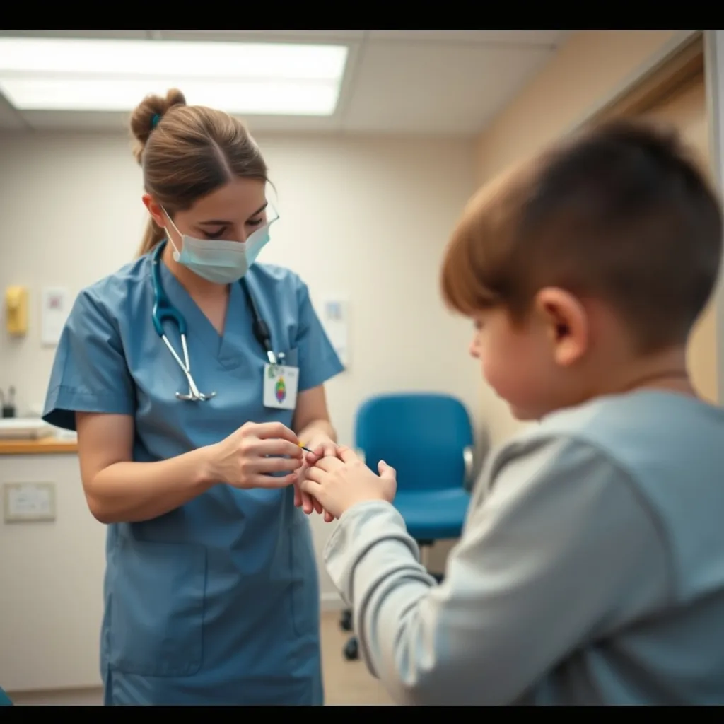 Skin prick testing is a quick and reliable method used in NHS allergy clinics to identify IgE-mediated food allergies in children