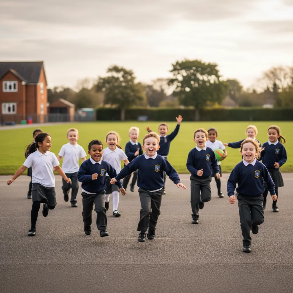 Active play during break time supports children's healthy growth and development