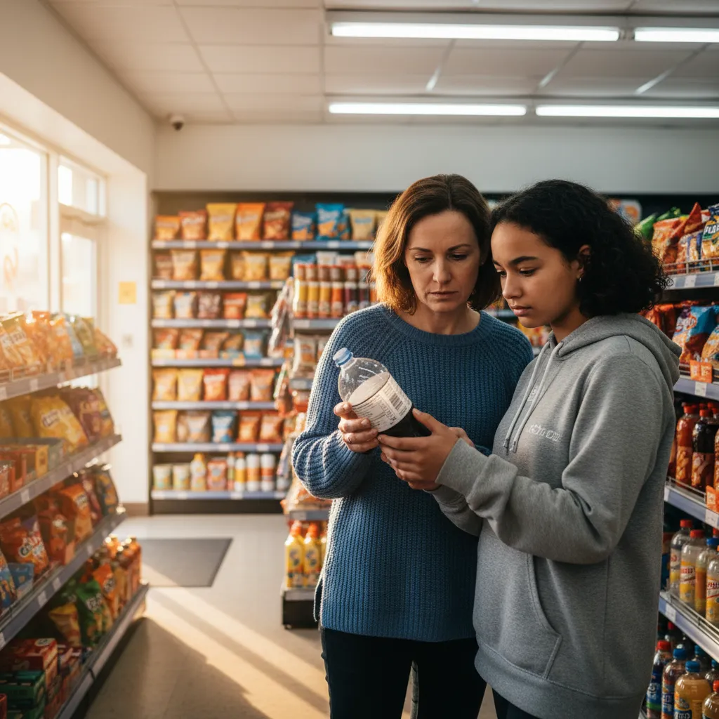 Helping teenagers understand nutrition labels empowers them to make healthier drink choices independently