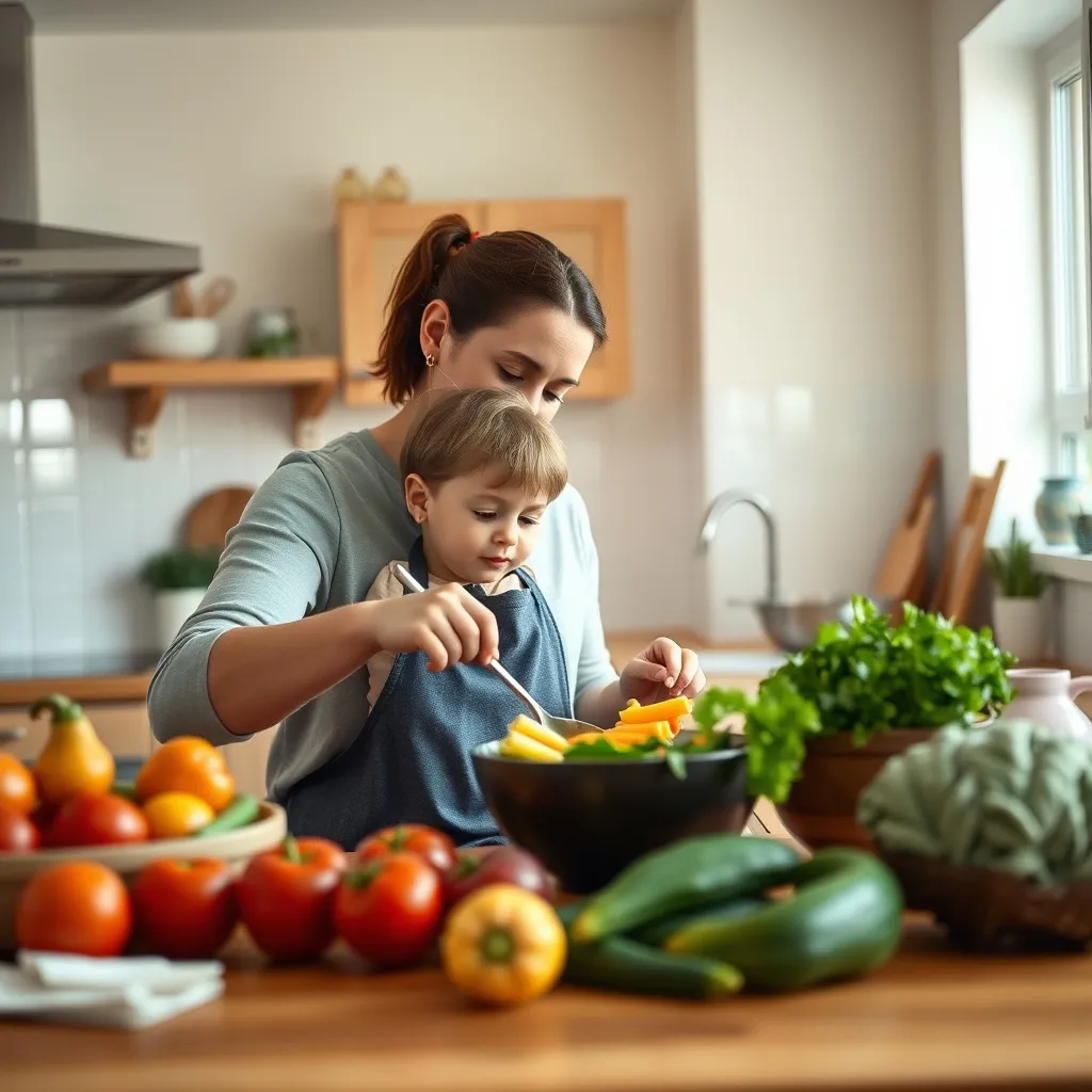 Cooking together as a family builds a positive relationship with food without focusing on weight