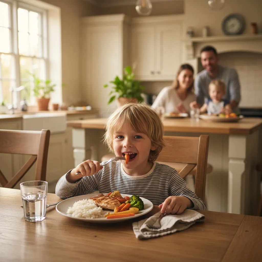Family mealtimes with home-cooked food support healthier eating patterns and better nutrition for children