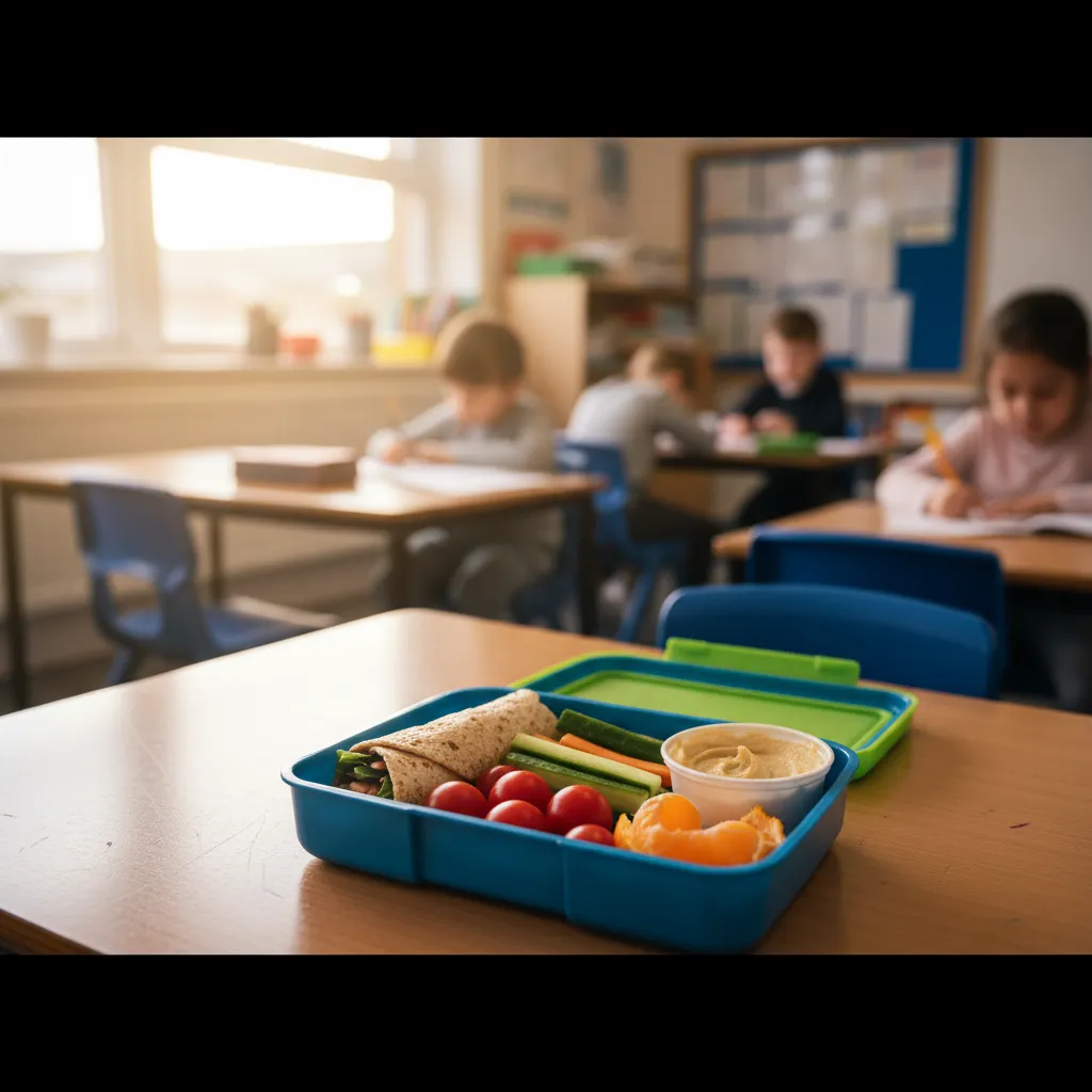 A well-planned packed lunch using whole foods gives parents control over what their child eats at school