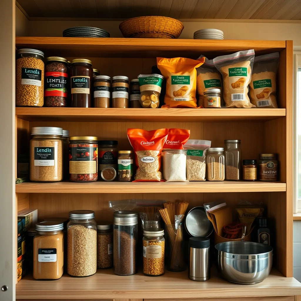 A well-stocked store cupboard with affordable staples forms the foundation of budget-friendly family cooking