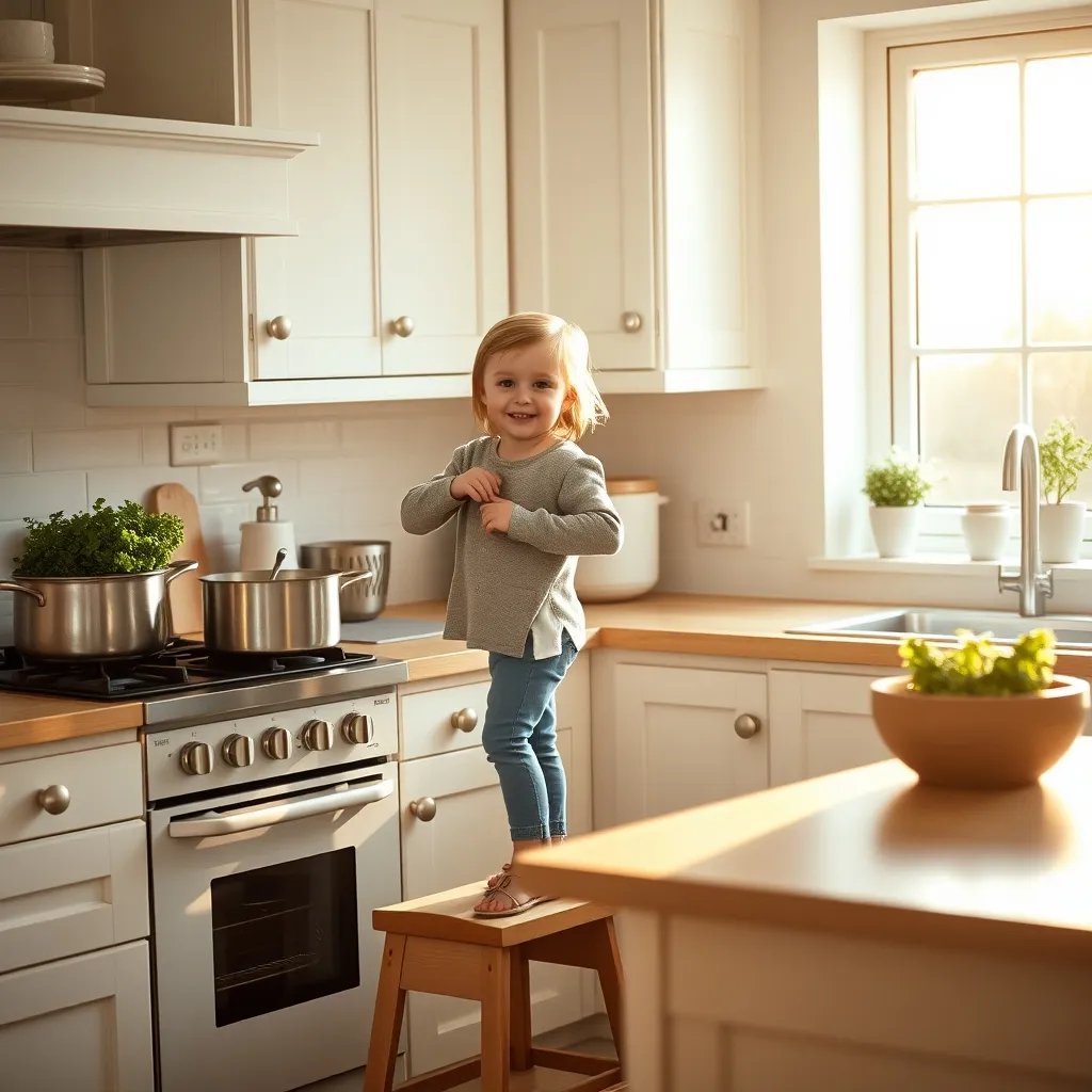 Getting children involved in cooking encourages them to try new foods and builds lifelong skills