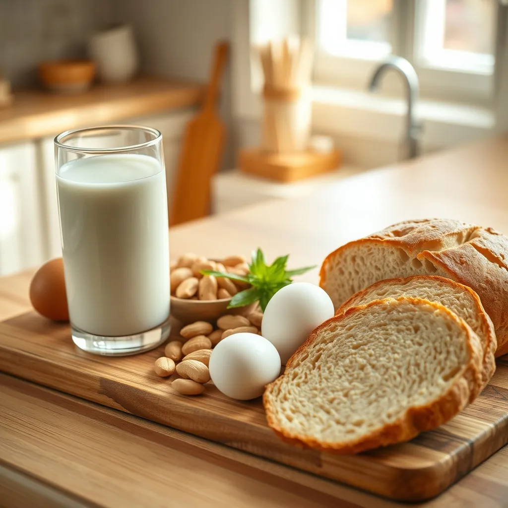 Common food triggers for eczema in children include cow's milk, eggs, peanuts, wheat and soya