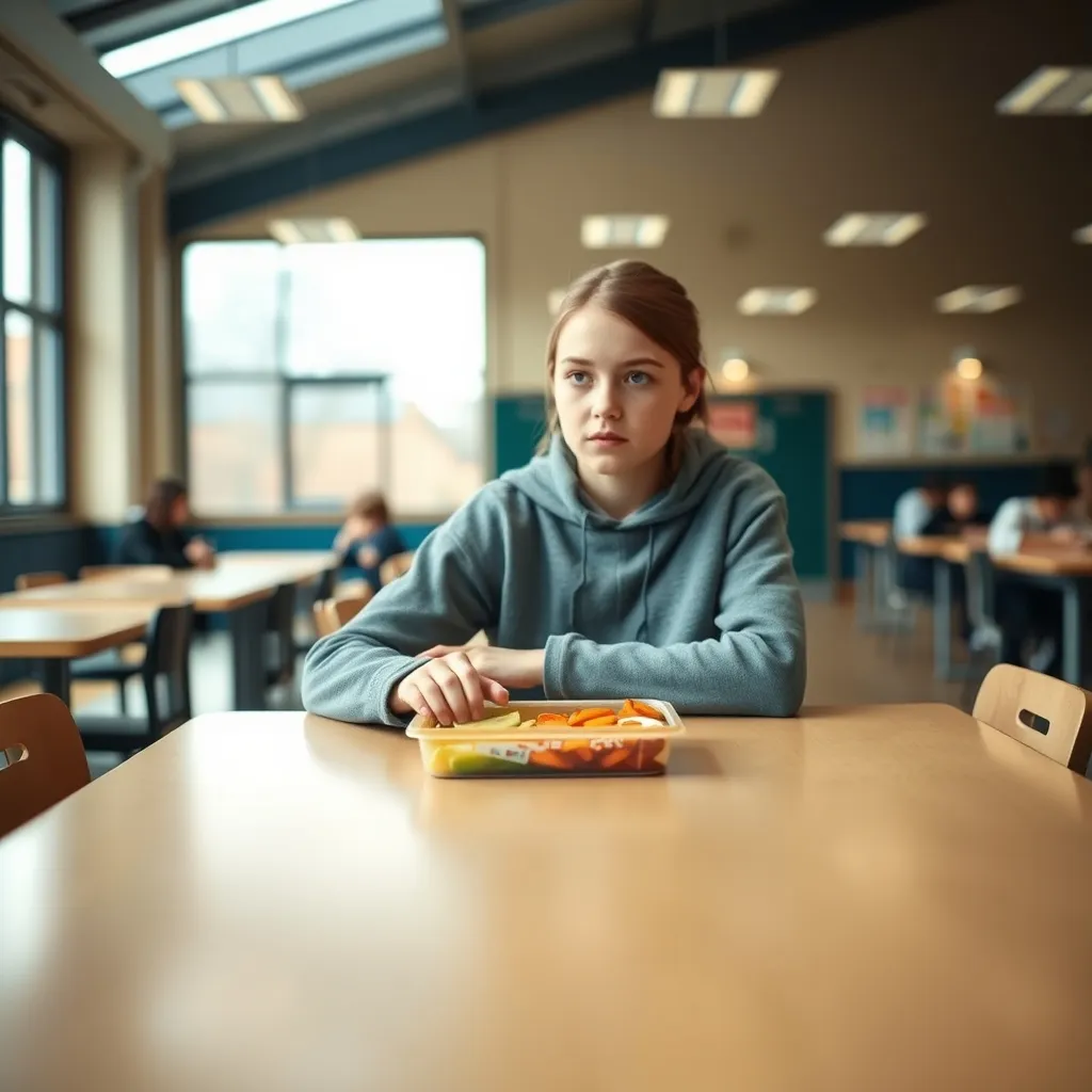 Avoiding meals and withdrawing from social eating situations are common early warning signs of eating disorders in teenagers