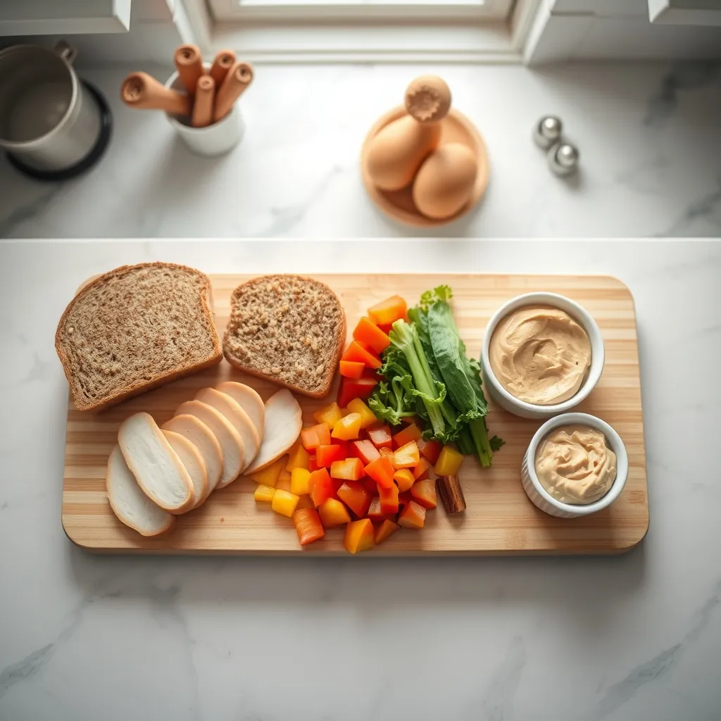 The four pillars of a balanced lunch box: wholegrains, protein, vegetables and dairy