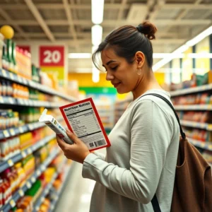 Comment lire les calories sur les étiquettes au UK ?