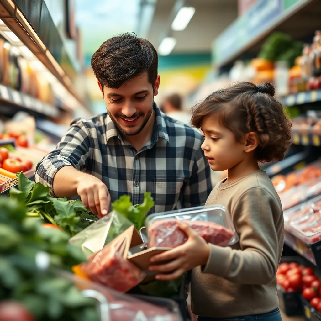 Involving children in food shopping helps them engage with iron-rich food choices