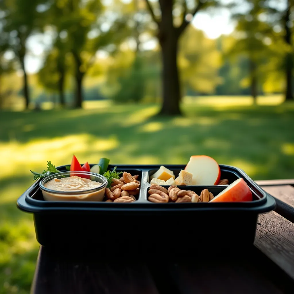 A bento-style lunchbox offering variety and portion control for a satisfying midday meal