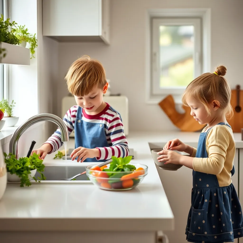 Children who help prepare meals are significantly more likely to try and enjoy the food they have made