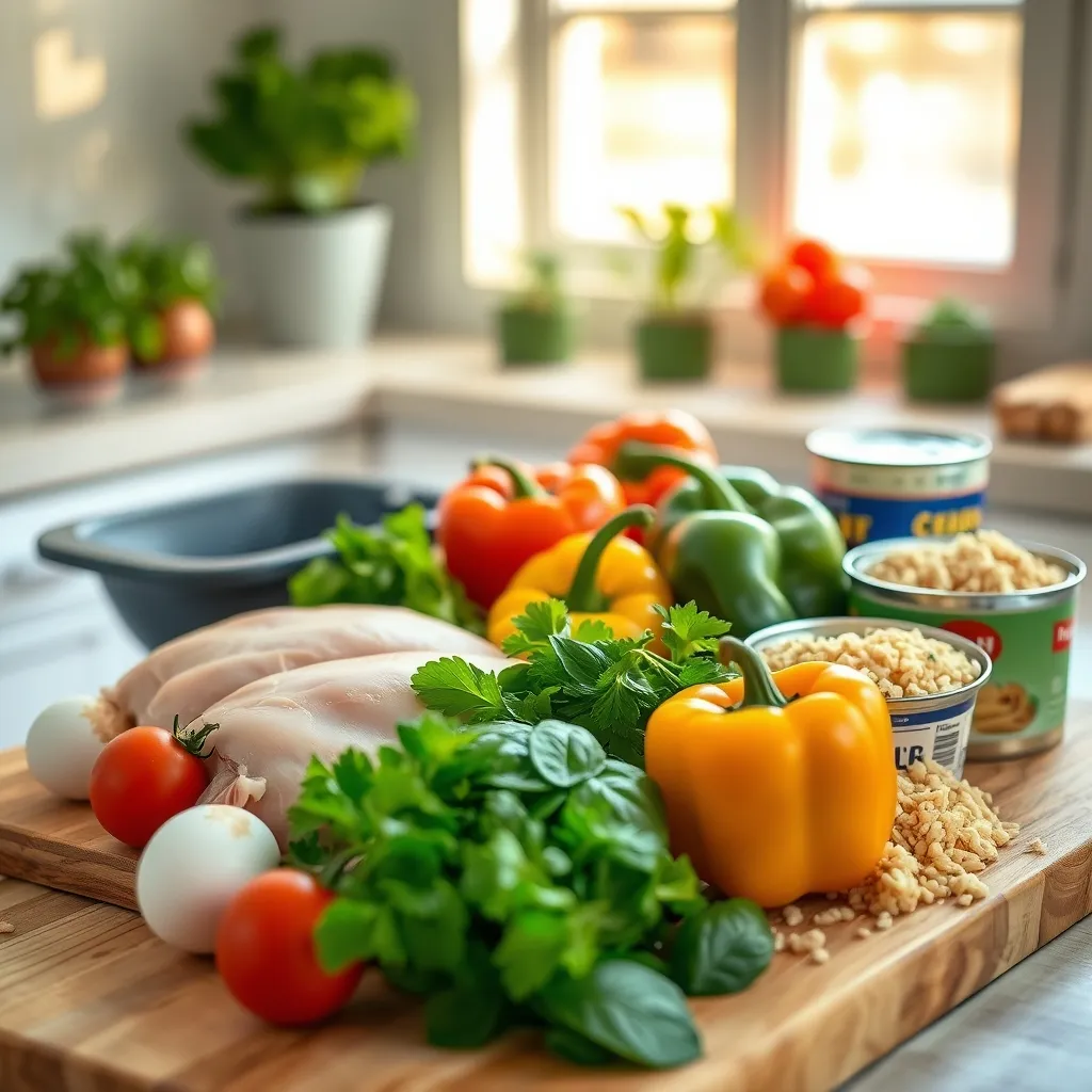 Key Free Food ingredients for building satisfying Slimming World packed lunches throughout the week