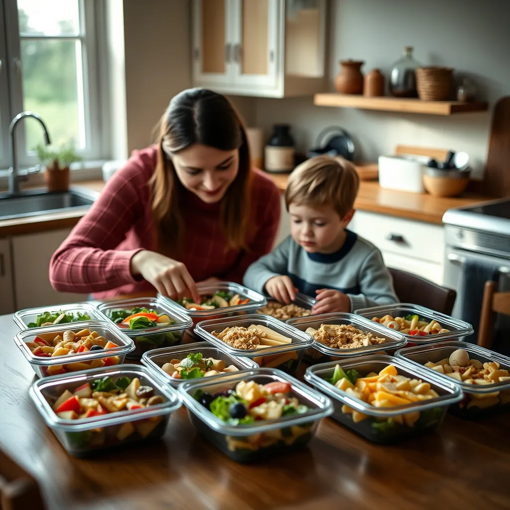 Batch-prepping Slimming World lunches for the whole family makes weekday mornings much easier