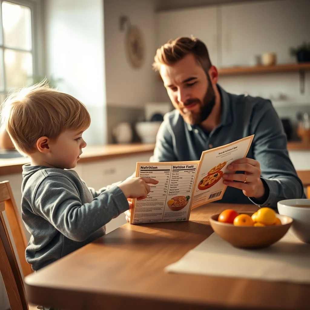 Involving children in reading food labels builds lifelong food literacy skills